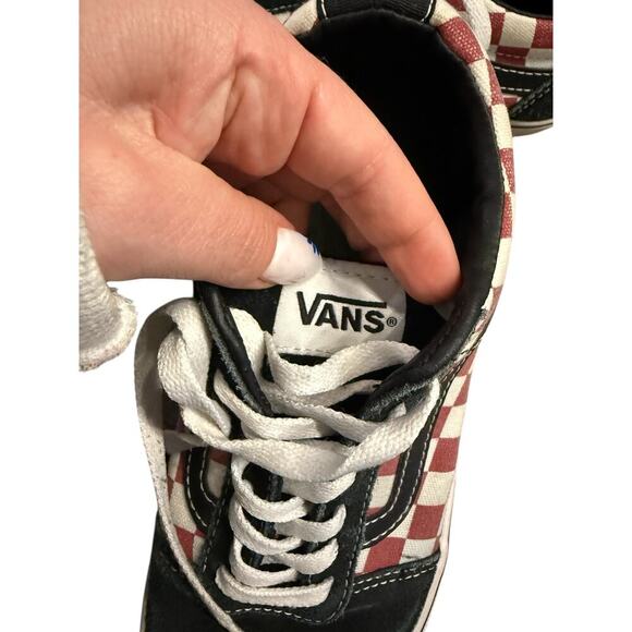 Vans Men’s Black Quilted Sneakers Size 7.5 - Picture 5 of 6